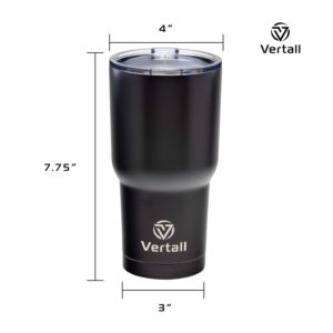 Vertall Stainless Steel 30oz Travel Tumbler, BPA Free, Double Wall Vacuum Insulated